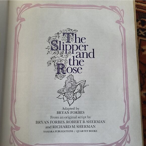 Vintage 1976 Hardcover Book The Slipper and The Rose - Picture 3 of 9